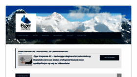 What Eigercorp.no website looked like in 2019 (4 years ago)