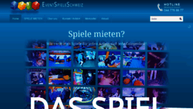 What Eventspieleschweiz.ch website looked like in 2019 (4 years ago)