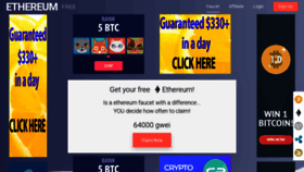 What Ethereumfree.info website looked like in 2019 (4 years ago)