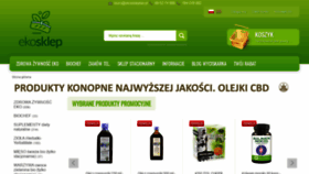 What Ekosklepbio.pl website looked like in 2019 (4 years ago)