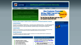 What Elicense.com website looked like in 2019 (4 years ago)
