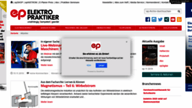 What Elektropraktiker.de website looked like in 2019 (4 years ago)