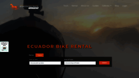 What Ecuadorbikerental.com website looked like in 2019 (4 years ago)