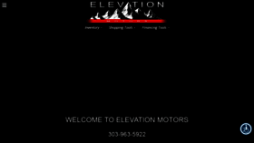 What Elevationmotors.com website looked like in 2019 (4 years ago)