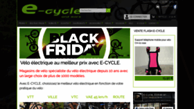 What Ecycle.fr website looked like in 2019 (4 years ago)