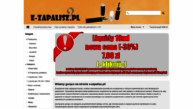 What E-zapalisz.pl website looked like in 2019 (4 years ago)