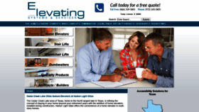 What Elevatingsystems.com website looked like in 2019 (4 years ago)