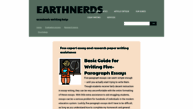 What Earthnerds.com website looked like in 2019 (4 years ago)