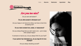 What Emotional-strength.com website looked like in 2019 (4 years ago)