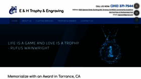 What Ehtrophy.com website looked like in 2019 (4 years ago)