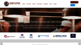 What Employerservices.com.au website looked like in 2019 (4 years ago)