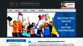 What Erpexams.com website looked like in 2019 (4 years ago)