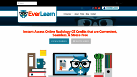 What Everlearnce.com website looked like in 2019 (4 years ago)