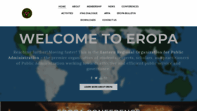 What Eropa.co website looked like in 2019 (4 years ago)