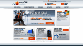 What Easycgi.com website looked like in 2019 (4 years ago)