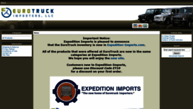 What Eurotruck-importers.com website looked like in 2019 (4 years ago)
