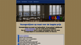 What Entry-vouwgordijnen.nl website looked like in 2019 (4 years ago)