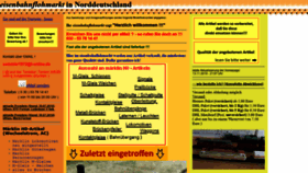 What Eisenbahnflohmarkt.de website looked like in 2019 (4 years ago)