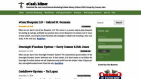 What Ecashminer.com website looked like in 2019 (5 years ago)