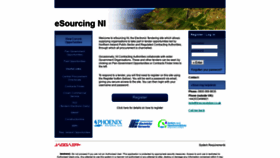 What E-sourcingni.bravosolution.co.uk website looked like in 2019 (4 years ago)