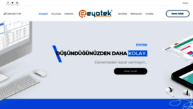 What Eyotek.com website looked like in 2019 (4 years ago)