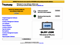 What Erp-software-dubai.com website looked like in 2019 (4 years ago)