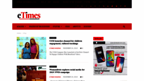 What Etimes.com.ng website looked like in 2019 (4 years ago)
