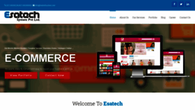 What Esatechsystem.com website looked like in 2019 (4 years ago)