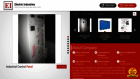 What Electricindustries.org website looked like in 2019 (5 years ago)