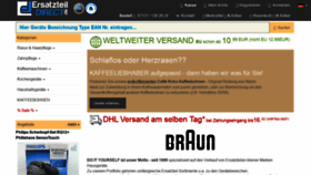 What Ersatzteildirect.de website looked like in 2019 (4 years ago)