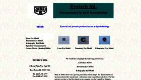 What Eyetechusa.com website looked like in 2019 (4 years ago)