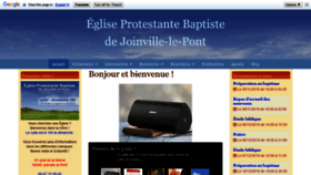 What Eglise-baptiste-joinville.com website looked like in 2019 (5 years ago)