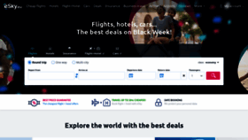 What Esky.eu website looked like in 2019 (5 years ago)