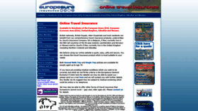What Europesuretravelinsurance.com website looked like in 2019 (4 years ago)