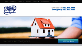 What Egrinsurance.com website looked like in 2019 (4 years ago)