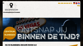 What Escaperoom-nijmegen.nl website looked like in 2019 (4 years ago)