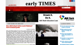 What Earlytimes.in website looked like in 2019 (6 years ago)