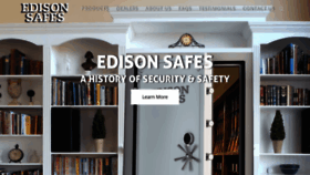 What Edisonsafes.com website looked like in 2019 (4 years ago)