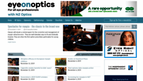 What Eyeonoptics.co.nz website looked like in 2019 (4 years ago)