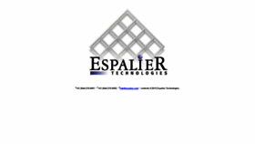 What Espalier.com website looked like in 2019 (4 years ago)