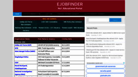 What Ejobfinder.in website looked like in 2019 (4 years ago)