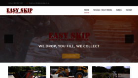 What Easyskip.co.za website looked like in 2019 (4 years ago)