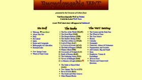 What Encyclopaedia-wot.org website looked like in 2019 (4 years ago)