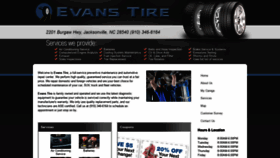 What Evanstireandautomotive.com website looked like in 2019 (4 years ago)