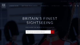 What Evanevanstours.co.uk website looked like in 2019 (4 years ago)