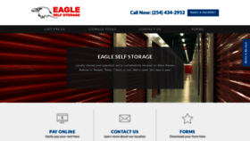 What Eagleselfstorage.net website looked like in 2019 (4 years ago)