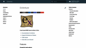 What Exventure.org website looked like in 2019 (4 years ago)