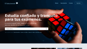 What Elsolucionario.io website looked like in 2019 (4 years ago)