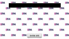 What Efm.fm website looked like in 2019 (4 years ago)
