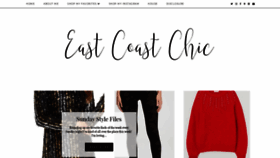 What Eastcoastchicblog.com website looked like in 2019 (4 years ago)